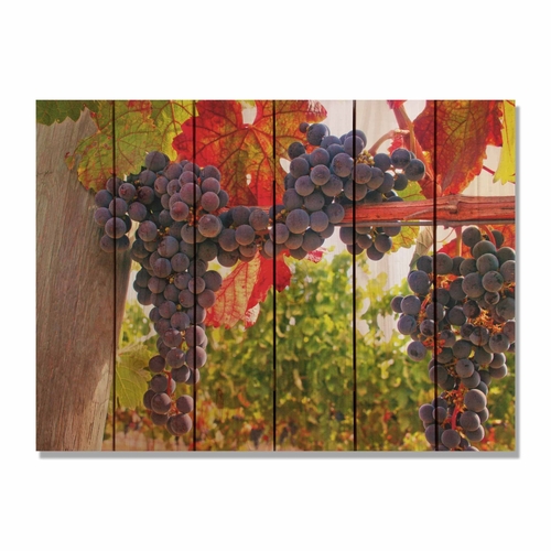 33 x 24 in. Old Vines Inside & Outside Cedar Wall Art