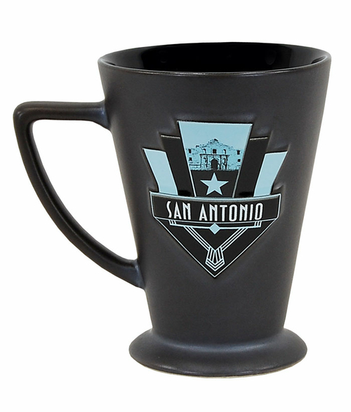 Americaware ADMSAT01 San Antonio Art Deco Mug