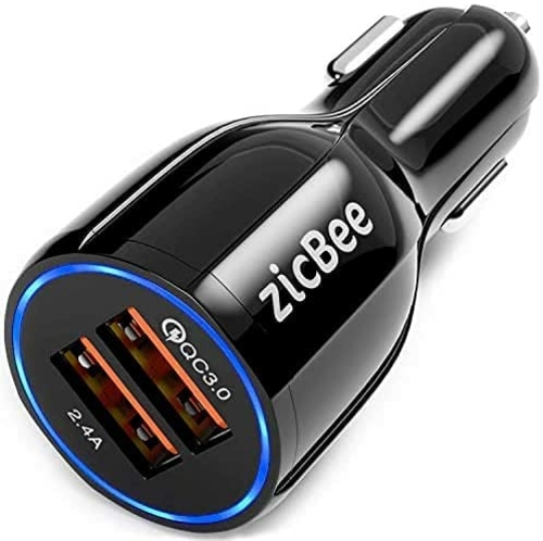 Car Charger Adapter - USB Car Charger Dual Port 5.4A/30W