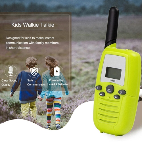 2pcs Handheld Intercom Kids Walkie Talkie Children