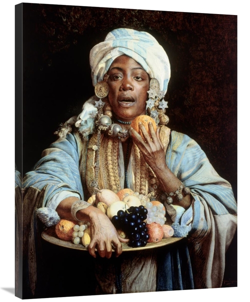Global Gallery GCS-282841-36-142 36 in. A North African Fruit Vendor A