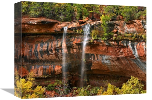 Global Gallery GCS-397198-1216-142 12 x 16 in. Cascades Tumbling 110 f