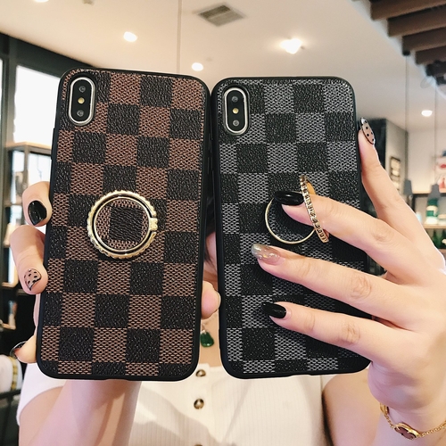 Monogram Damier Leather iPhone Case