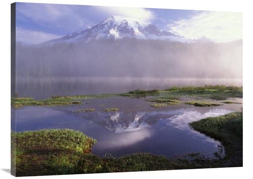 Global Gallery GCS-397029-3040-142 30 x 40 in. Mt Rainier, An Acti