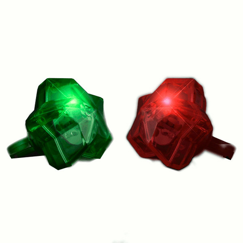 Blinkee FSSFCR24 Flashing Star Shaped Festive Christmas Ring - Pack of