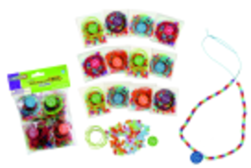 Chenille Kraft Bead Kit With Printed 100 Day Bead