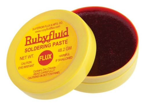 Forney Industries 38125 Ruby Fluid Soldering Paste Flux  1.69 oz