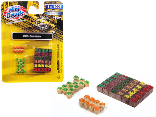 Produce Loads 3 piece Accessory Set for 1/87 (HO) Scale Models by