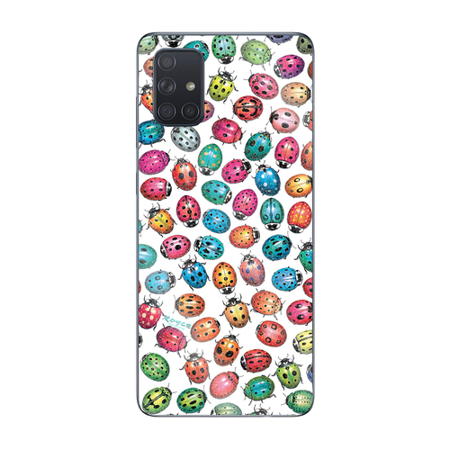 MightySkins GL-SAGA51-Color Bugs Glossy Glitter Skin for Samsung Galax