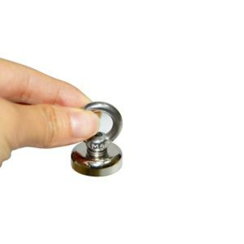 12Kg SALVAGE Strong MAGNET N52 Neodymium Eyebolt Circular Ring