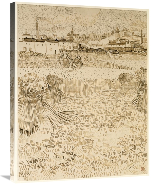 Global Gallery GCS-454971-2432-142 24 x 32 in. Arles - View from the W