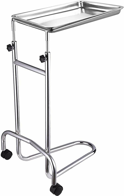 Dukal Double Post Instrument Stand with Larger Replacement Tray 16