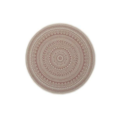 Essenza Brown Modern Round Rug