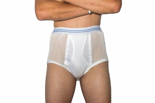 Mens Classic Vintage Style String Underwear with A Front Panel and