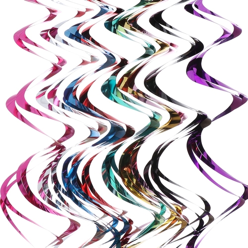 5PC/Pack Plastic Hanging Spiral Swirls