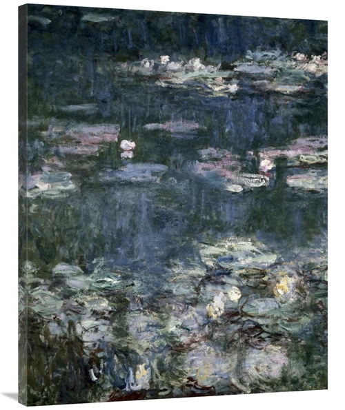 40 in. Nympheas - Water Lilies - Detail Art Print - Claude Monet