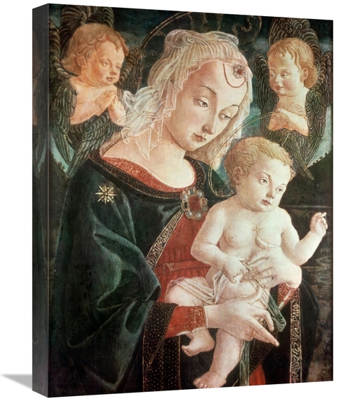 22 in. Madonna with Child Art Print - Francesco Fiorentino