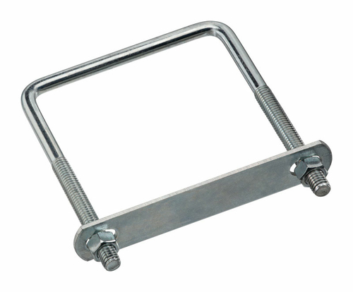 National Hardware 5707914 4 x 5 in. Steel Square U-Bolt  Zinc Plated