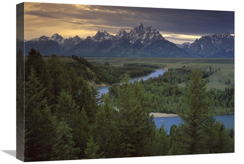 Global Gallery GCS-396803-1824-142 18 x 24 in. Teton Range at Snake Ri