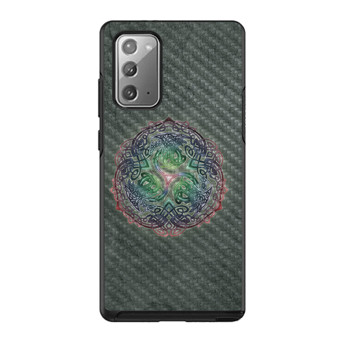 MightySkins CF-OTSSAGNO20-Celtic Dragon Carbon Fiber Skin for Otterbox