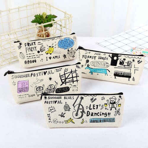 Creative Graffiti Pencil Case Cute Pencil Bag