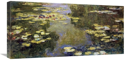 Global Gallery GCS-278712-30-142 30 in. Water Lily Pond - Le Bassin Au