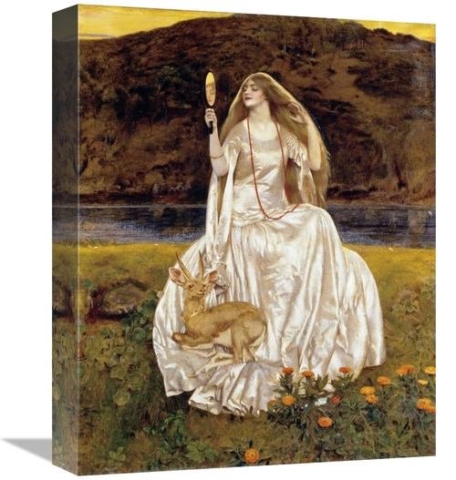 Global Gallery GCS-266109-16-142 16 in. The Damsel of the Lake Art Pri