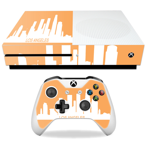 MightySkins MIXBONES-Los Angeles Skin Decal Wrap for Microsoft Xbox On