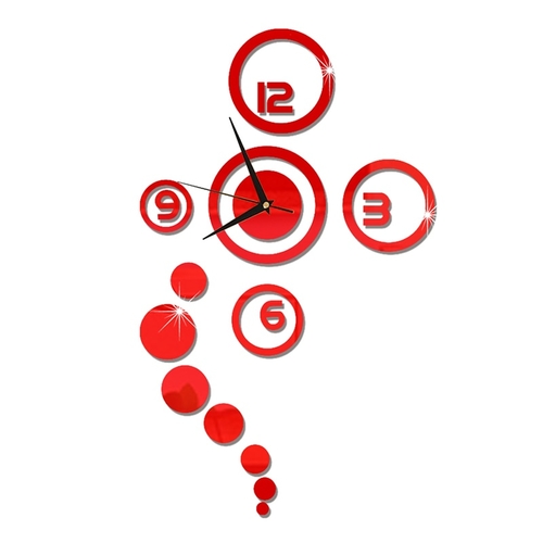 Wall Clock Pattern Luxury Large DIY 3D Decorative