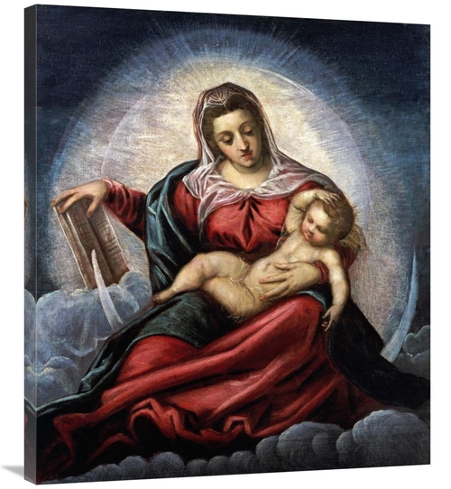 Global Gallery GCS-267177-36-142 36 in. The Madonna & Child Art Print 