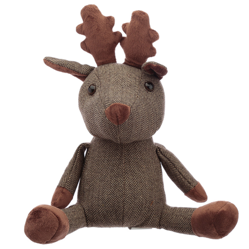 Fun Christmas Reindeer Door Stop