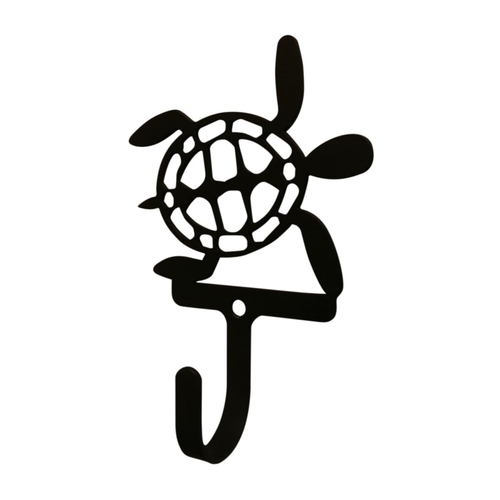 Wrought Iron Turtle Wall Hook Decorative Small