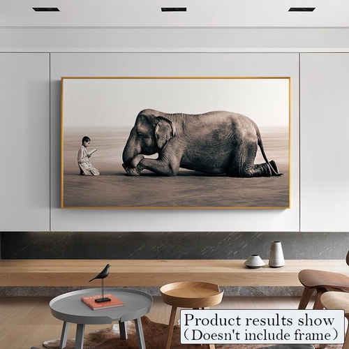 Modern Elephant Canvas Paintings Animal Wall Art