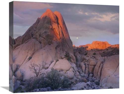 Global Gallery GCS-396426-22-142 22 in. Moon Over Rocks, Joshua Tr