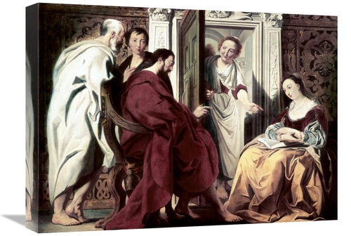 Global Gallery GCS-278088-22-142 22 in. Jesus at the House of Mary & M