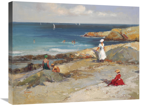 Global Gallery GCS-130848-2228-142 22 x 28 in. By the Seashore Art Pri