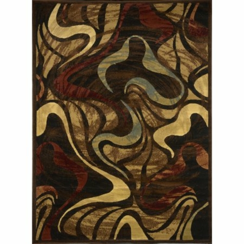 Home Dynamix 769924409411 5 ft. 2 in. Catalina Picasso Round Area Abst