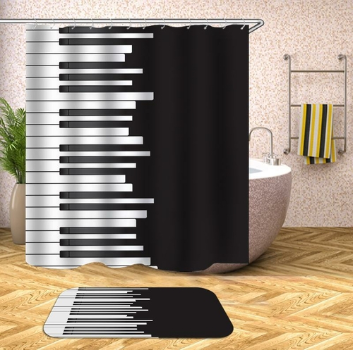 Piano Keys Shower Curtain