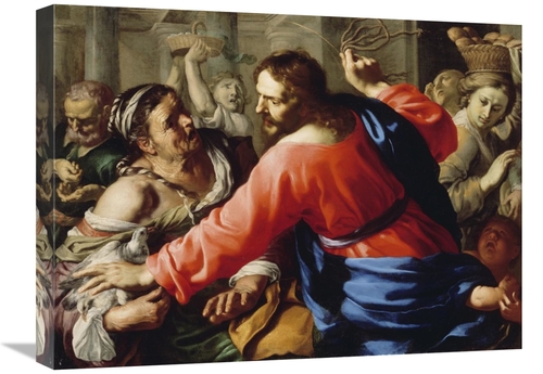 Global Gallery GCS-456149-1824-142 18 x 24 in. Christ Cleansing the Te