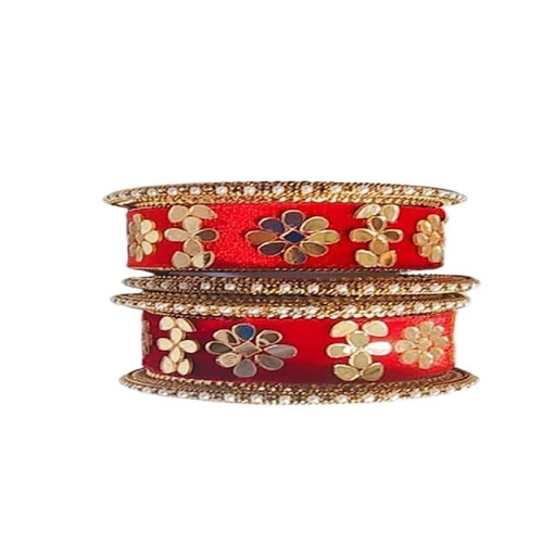 Stylish Chuda Bangles for Women & Girls D1, (Red) (2.8 Inches)