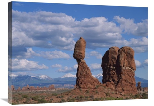 Global Gallery GCS-396541-2432-142 24 x 32 in. Balanced Rock Under Clo