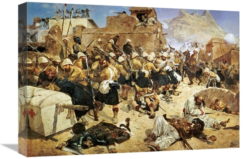 Global Gallery GCS-267585-22-142 22 in. Storming Gaudi Mullah Sahibhad