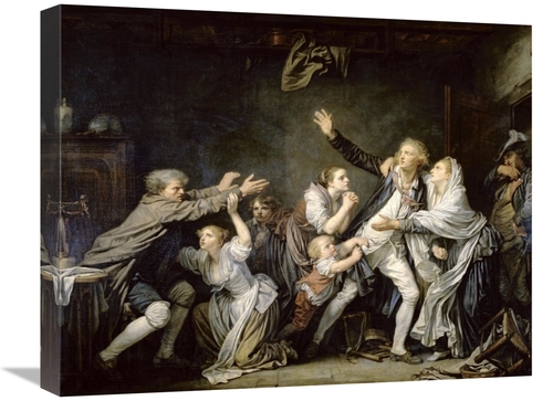 Global Gallery GCS-277805-22-142 22 in. Paternal Curse or Ungrateful S