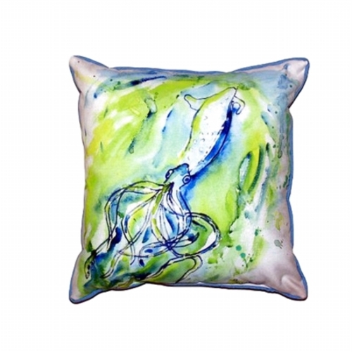 Betsy Drake HJ356 Calamari Large Indoor & Outdoor Pillow
