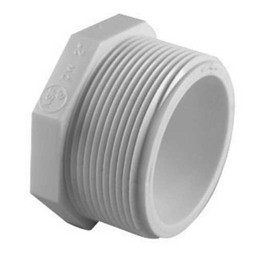 Charlotte Pipe & Foundry PVC021130600 Plug Schedule 40 PVC 0.5 in.