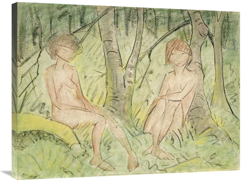 Global Gallery GCS-266922-36-142 36 in. Two Women in the Forest Art Pr