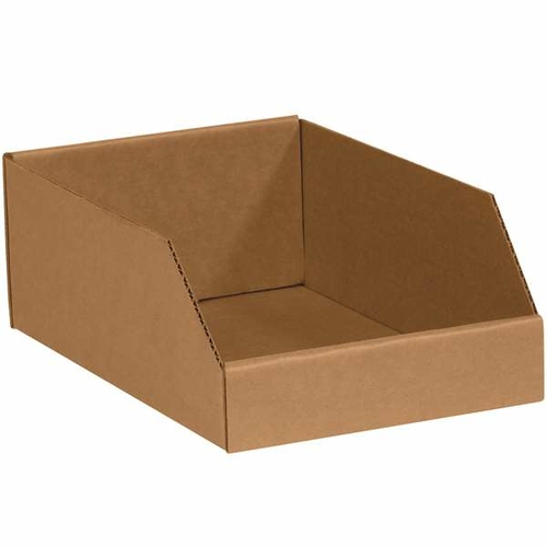 Box Partners BINMT424K 4 x 24 x 4.5 in. Kraft 200 ECT-32 Corrugated Bi