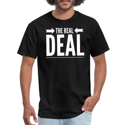 Mens Graphic T-shirt - the Real Deal Graphic Tee