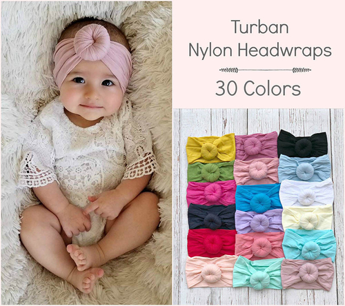 0 6Y Cute Headwear Infant Kids Girls Nylon Bow