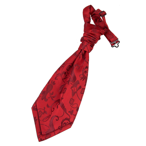 Passion Pre-Tied Ruche Cravat - Boys - Burgundy